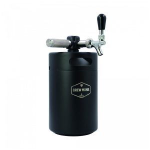 BMMK-4L : Brew Monk™ 4L Mini Keg –  Compact Beer Carbonating and Serving System