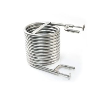 CFTC-TC15X9 : Counter flow tubular chiller TriClamp 1.5″ (D=50.5mm) x 9.5m for cooling wort or other liquids | stainless steel