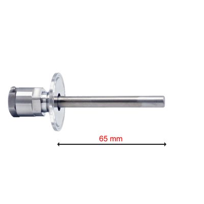 TAE-TW100C50 : Thermometer well for tanks (with the screw) TriClamp  50.5mm / 100mm