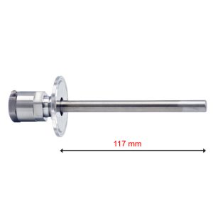 TAE-TW150C50 : Thermometer well for tanks (with the screw) TriClamp  50.5mm / 150mm