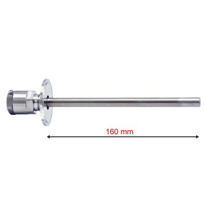 TAE-TW200C50 : Thermometer well for tanks (with the screw) TriClamp  50.5mm / 200mm