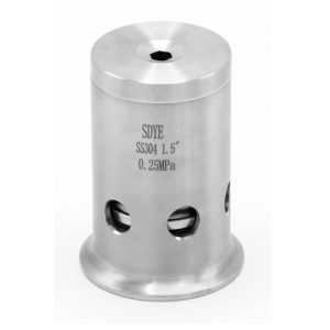 BSPV-TC40-25 : Safety pressure relief valve (+0.5bar up to +2.5bar) for no-PED pressure tanks | TriClamp DN40/50.5mm