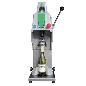 ESBC-400 : Manual-electrical capping machine for the bottles with the screw caps (oil / wine standard), 300-400 bph