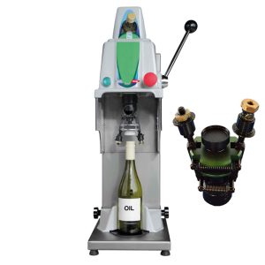 ESBC-400 : Manual-electrical capping machine for the bottles with the screw caps (oil / wine standard), 300-400 bph