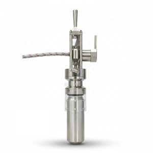 MCPF-180: Manuāla pretspiediena pildītāja alumīnija dzērienu bundžu pildīšanai (120–180 bundžas stundā)