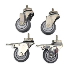 BBX-4CWS : Four Caster Wheel Set for the BrewBuilt Cylindrically-conical X Unitank Fermenters