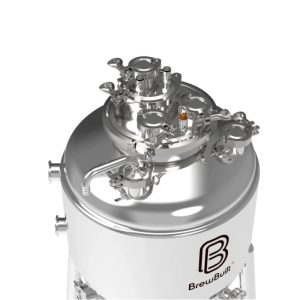 CCT-53BBX3: Sívalur-keilulaga X3 Unitank gerjunartankur (þrýstihönnun, kælikápa) BrewBuilt 53 lítrar | 1 bar | AISI 304