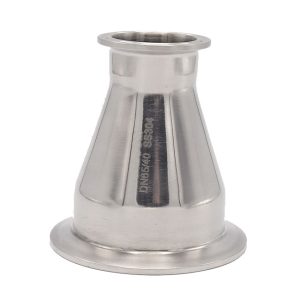 PF-PACOTC6540 : Pipe adapter (conical) TriClamp DN65 (TC 2.5″ D=91 mm) to TriClamp DN40 (TC 1.5″ D=50.5 mm)