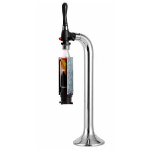 BI-CFS2 :  Beverage can filling set with the BOEL iTAP Manual counter-pressure filler and the Cobra dispense stand