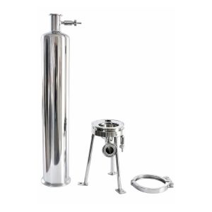 CMF31C7-H : Stainless steel filter housing for single 30/3″ filtration candle element of CODE7 type |  without the accessories