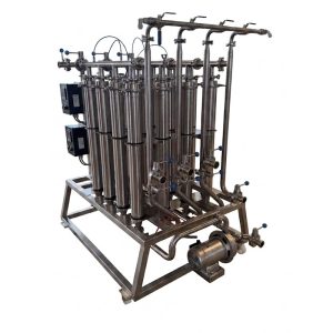 MFS-30C4X4 : Microfiltration station 4 stages per 4 x 30/3″ candle (4-4-4-4-2) / 1000 liters per hour