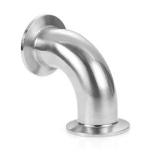 PF-EL90TC50: Toruliitmik – küünarnukk 90° 2x TriClamp DN50 (TC 2″ D=64 mm)