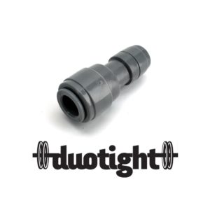 DTI-H063-H080 : Duotight plastic straight I-coupler for two hoses (flexi pipes) : D=6.35mm (1/4″) | D=8.0mm (5/16″) | KL07481