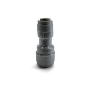 DTI-H063-H080 : Duotight plastic straight I-coupler for two hoses (flexi pipes) : D=6.35mm (1/4″) | D=8.0mm (5/16″) | KL07481