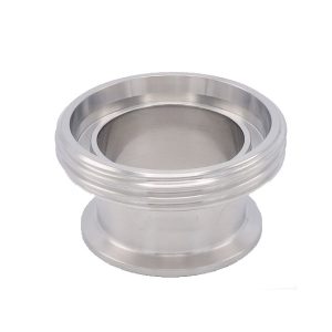 PF-PAC50D50M: Toruadapter TriClamp 2″ DN50 sanitaarsele keermestatud ühendusele (piimaliitmik) DN50 väliskeere (Rd78)