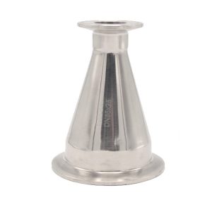 PF-PACOTC6525 : Pipe adapter (conical) TriClamp DN65 (TC 2.5″ D=91 mm) to TriClamp DN25 (TC 1.5″ D=50.5 mm)