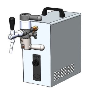 PPC-1LP25K : Pygmy-Pegas Combi OneLine | Compact Beverage Dispense and PET-Filler System 310W / 1 drink / 1 keg-coupler / with compressor