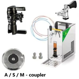 PPC-1LP25K : Pygmy-Pegas Combi OneLine | Compact Beverage Dispense and PET-Filler System 310W / 1 drink / 1 keg-coupler / with compressor