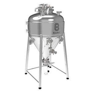 CCT-95BBX3 : Cylindrically-conical X3 Unitank Fermenter (pressure design, cooling jacket) BrewBuilt 95 liters | 1bar | AISI 304