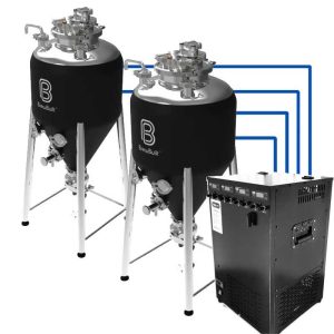 CFS-2CCT144BBX3 : Complete fermentation set with two BrewBuilt 144L X3 Unitank CCT Fermenters