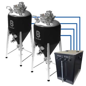 CFS-2CCT53BBX3: Kompletan set za fermentaciju s dva BrewBuilt 53L X3 Unitank CCT fermentora