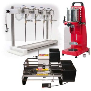 BFMP-500FCL : Set for manual filling beverages into bottles,  capping and labelling bottles