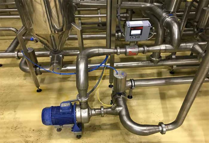 Brewhouse wort brew machine Oppidum 6000 - the piping system