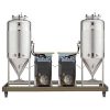FUIC-SLP2C-2x1000CCT : Compact fermentation unit 2×1000/1200 liters 1.2 bar