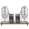 FUIC-SLP2C-2x500CCT : Compact fermentation unit 2×500/625 liters 1.2 bar