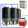 CFSCC1-10xCCT500C Complete set for the fermentation of beer with 10x CCT-500C, central control cabinet