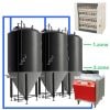 CFSCC2-10xCCT500C Complete set for the fermentation of beer with 10x CCT-500C, central control cabinet