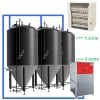 CFSCC2-10xCCT2000C Complete set for the fermentation of beer with 10x CCT-2000C, central control cabinet