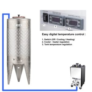 CFSCT1-1xCFT-SNP-100H Complete fermentation set with 1x CFT-SNP 120 liters