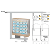 CCCT-A16S Fully equipped temperature control system for 16 pcs of cooling zones with central controller cabinet