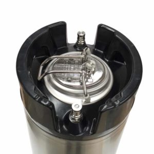 FKRV-09 : Fermentation stainless steel keg (Cuvette, Corny keg, Cornelius keg, Soda keg, Beer keg) with pressure relief valve 9.5 liters 9 bar (KegLand KL02882)