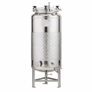 FMT-SLP-200H-AK Round-bottom fermenter, non-insulated, cooled by liquid, 200/240 liters 1.2 bar / assembly kit