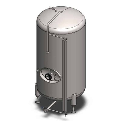 MBTVN : Cylindrical fermenters for the secondary fermentation (maturation) - vertical, non-insulated
