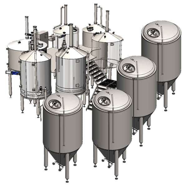 Breworx Oppidum 6005-75000 industrial brewery - the powerful beer production system
