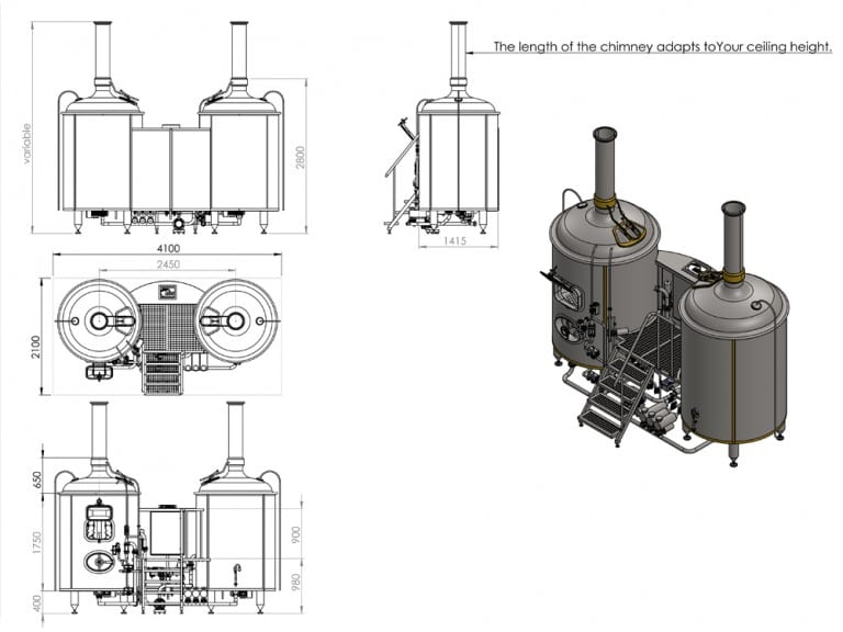 BREWORX CLASSIC 1000 : Wort brew machine - the brewhouse