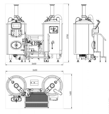 BREWORX CLASSIC 300 : Wort brew machine - the brewhouse
