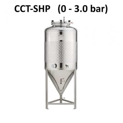 CCT-SHP : Cylindrically-conical fermentation tanks, simplified design, maximal pressure 2.5bar