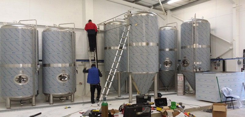 CIDER LINE PROFI 1000A-240E - The cider production line - the cider fermentation equipment