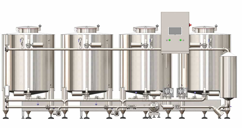 CIP-504 -the cleaning and sanitizing station for medium-size breweries