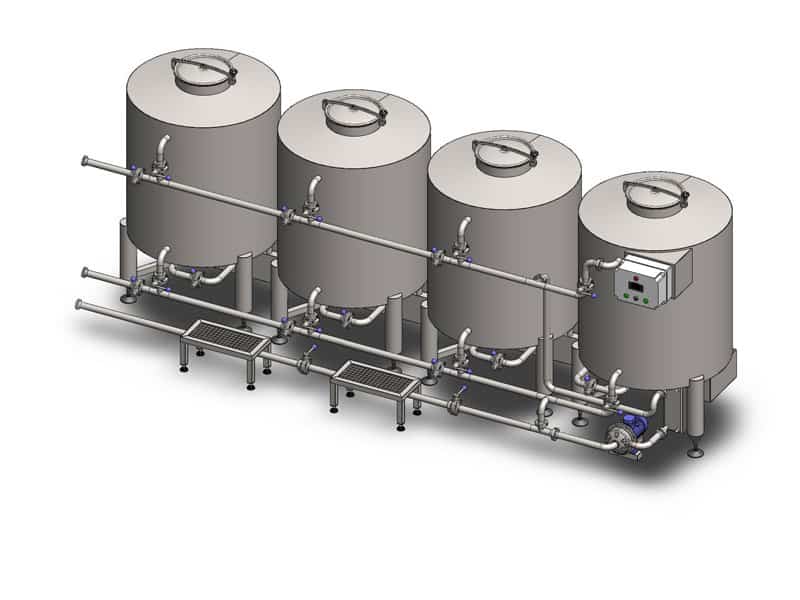 cip-504 CIP Cleaning and sanitizing station - equipment for easy cleaning and sanitizing of all brewery equipment