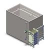 ICWT-6000 : Insulated ice water tank (glycol tank) 6000 liters with two pumps and the heat exchanger