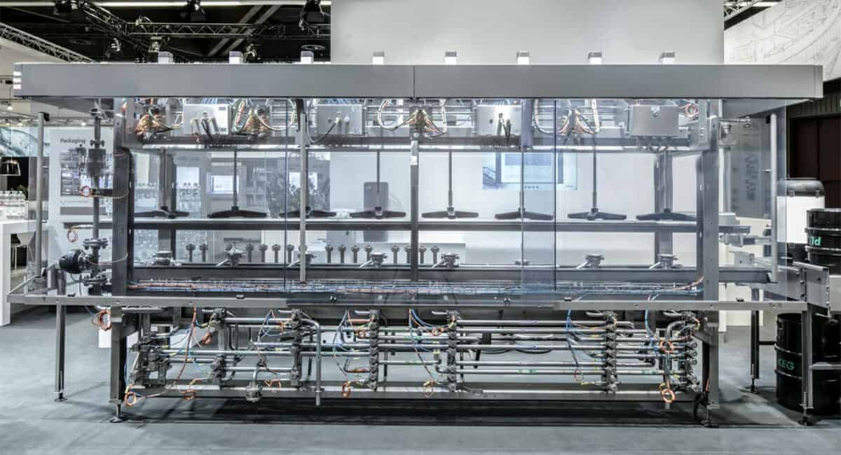 KWFL-90 Keg rinsing and filling line KWFL-90 Keg rinsing and filling line