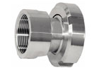 Sanitary screwed union (female thread) - BSP coupler (female thread)