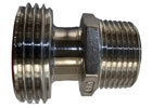 Sanitary screwed union (male thread) - BSP coupler (male thread)