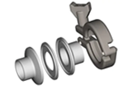 Connecton material with TriClamp couplers