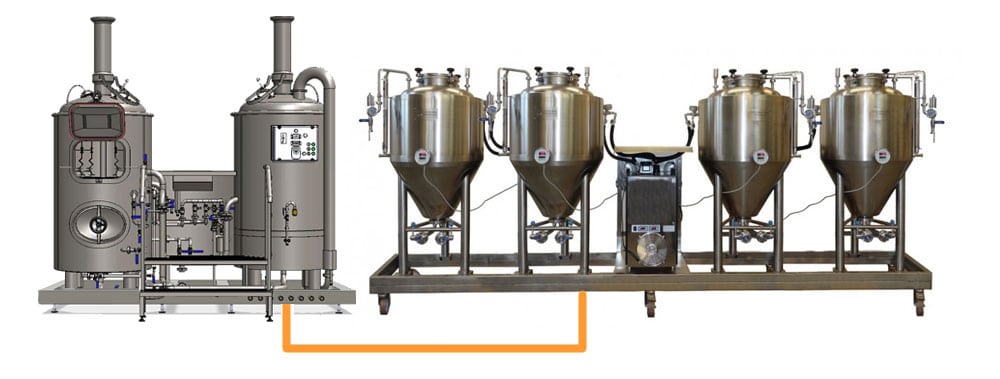 The Breworx Modulo Classic 250 brewery system
